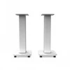 KANTO AUDIO 22" TALL FILLABLE SPEAKER STANDS WITH ISOLATION FEET - Baltas (PAIR)