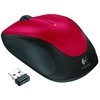 Optinė belaidė pelė Logitech M235, raudona, 910-002496