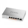 Šakotuvas ZYXEL XMG-105 5 PORTS 2,5G + 1 SFP+, 4 PORTS 70W TOTAL POE++ DESKTOP MULTIGIG UNMANAGED DESKTOP SWITCH (2Y WARRANTY)