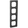 SCHNEIDER ELECTRIC EXXACT COMBI 4-GANG FRAME ANTHRACITE