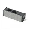 SCHNEIDER ELECTRIC UNICA SYSTEM+ MOD.UNIT 2XSCHUKO+USBA/C ANTHR/Pilkas