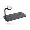 ZENS DUAL+WATCH ALUMINIUM MAGNETIC WIRELESS CHARGER Juodas