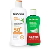 Babaria Aloe Protector Solar Spf50 Piel Sensible Resistente Al Agua, 200 ml Balsamo After Sun 1u