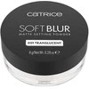 Catrice Soft Blur Polvos Fijadores Matificantes 001-Translucent, 8 g