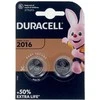 "Duracell" ličio mygtukinė baterija 3V 2016 DL/CR2016 2 vienetai