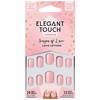 Elegant Touch Luxe Looks Nails With Glue Squoval Limited Ed Love Letters klijuojami nagai
