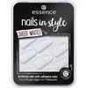 Essence Cosmetics "Nails In Style" dirbtiniai nagai 11-Sheer Whites 12 vnt