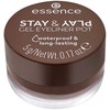 Essence STAY & PLAY Gel Akių apvadas Jar #02-Brown 5g