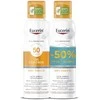 Eucerin Oil Control Dry Touch SPF 50 apsauga nuo saulės, 2 x 200 ml