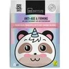 Aquarius IDC INSTITUTE lakštinė veido kaukė Panda, 22 ml