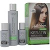 Kativa Keratin Minkštinantis ir glotninantis Straightening Extra Shine plaukų tiesinimo priemonė suteikianti blizgesio