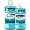 Dantų šepetėlis "Listerine Mentol" burnos skalavimo skystis 500+250ml