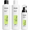 Nioxin Sistema 2 - Kit - Tratamiento Para Cabello Natural Con Debilitamiento Avanzado 3 U