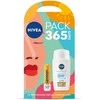 „Nivea Sun Invisible Daily Fluid“ SPF50 apsauginis kremas nuo saulės, liposanas, SPF50, 2 vnt. pakuotėje.