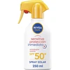 Nivea SUN SENSITIVE spray antialergias solares SPF50+ 250 ml