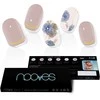 Nooves klijuojami nagai Elegant Floral Premium Luxe Metallic 20 vnt