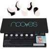 Nooves Premium Glam Baltas Cow Gel Foils 20 U