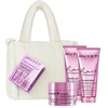 NUXE_SET Hair Prodigieux szampon wygładzający 200ml +odżywka wygładzająca ułatwiająca rozczesywanie 200ml + 3-minutowa maska do włosów 200ml + kosmetyczka