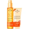 Set Nuxe: Sun, Anti-Ageing, Tanning Oil, SPF 50, 150 ml + Sun, Apsauga nuo saulės, After-Sun Lotion, 100 ml