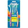 Dantų šepetėlis Oral-B Shiny Clean Vidutinis 4 vnt.