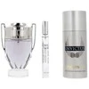 Paco Rabanne Rabanne Invictus Eau De Toilette Purškiklis, 100 ml Set 3 Pieces