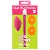 Real Techniques Vivid Escape Bright Eyes kaukės dėklas, 4 vnt.