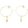 Shabama AGULLA earrings #auksinis glitter 1 u