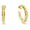 Shabama ETHIOPIA Žalias 2CM earrings #auksinis glitter 1 u