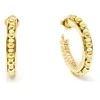 Shabama ETHIOPIA Žalias 3CM earrings #auksinis glitter 1 u
