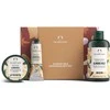 The Body Shop Almond Milk Essentials Giftset kūno priežiūros rinkinys (dušo želė, 250 ml + kūno jogurtas,200 ml + rankų balzamas, 30 ml)