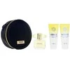 Versace Geltona Diamond rinkinys moterims (EDT, 90 ml + dušo želė, 100 ml + kūno losjonas, 100 ml + kosmetinė)