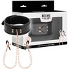 Begme Black Edition BEGME Juodas Edition Adjustable Collar with Neoprene &amp; Nipple Clips