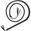 Darkness Sensations Darkness Bondage Whip 210 cm - Juodas, Ergonomic Handle, Premium Material