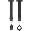 Darkness Bondage Darkness Adjustable Door Restraint System with Neoprene Cuffs Juodas