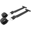 Darkness Bondage Darkness Adjustable Door Restraint System with Neoprene Cuffs Juodas
