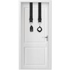 Darkness Bondage Darkness Adjustable Door Restraint System with Neoprene Cuffs Juodas