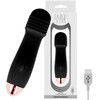 Dolce Vita Three Juodas Intimate Massager 7-Speed Rechargeable Silicone 12.2cm