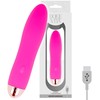 Rožinė Dolce Vita Four Rožinė Rechargeable Device 7 Modes Medical Silicone 13cm
