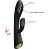 Marc Dorcel Flexi Rabbit zuikio vibratorius Juodas