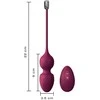 Marc Dorcel DORCEL Silikoniniai makšties kiaušiniai Meilės kamuoliukai. Makšties sienelių stimuliavimas ir sužadinimas.