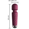 DORCEL Mini Wanderful Plum silikoninis vibratorius su galinga vibracija