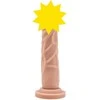 Get Real TOYJOY natūralių venų dildo, stiprus siurbtukas, 18 cm