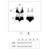 Livco Corsetti Sets Livco Corsetti Fashion Drezna LC 90733 Juodas Lace Bra &amp; Panty Set