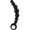 Lola Games Analinis zondas moterims ir vyrams. Analinis Flexible Wand Juodas silikoninis zondas.