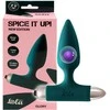 Lola Games Kištukas su kamuoliuku viduje. Silikoninis kištukas su vibracija - Vibrating Plug Glory Dark Žalias.