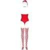 Obsessive Kostiumy Kissmas body raudona L/XL