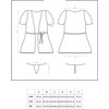 Obsessive - Miamor Robe &amp; Thong Juodas S/M