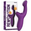 Rožinė Rewolution Rewokiss Dual Motor Vibrator - Flexible Silicone, 18.5 cm, Rožinė