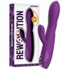 Rožinė Rewolution RewoRabbit Flexible Dual Motor Vibrator - Rožinė, 21 cm