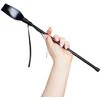 Secret Play Juoda lakinės odos paketas Juodas Riding Crop